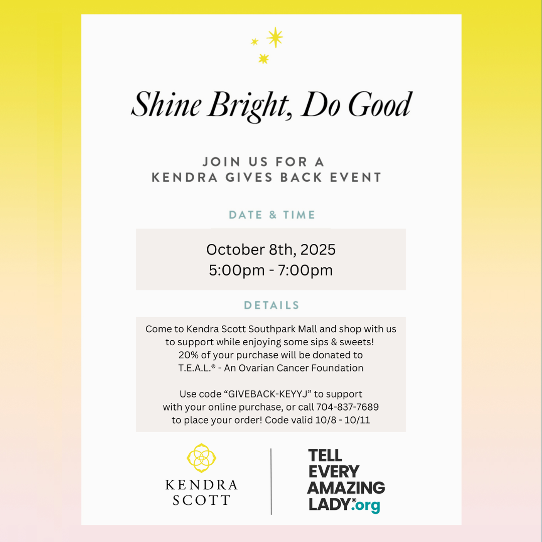 Kendra scott north carolina fundraiser for ovarian cancer