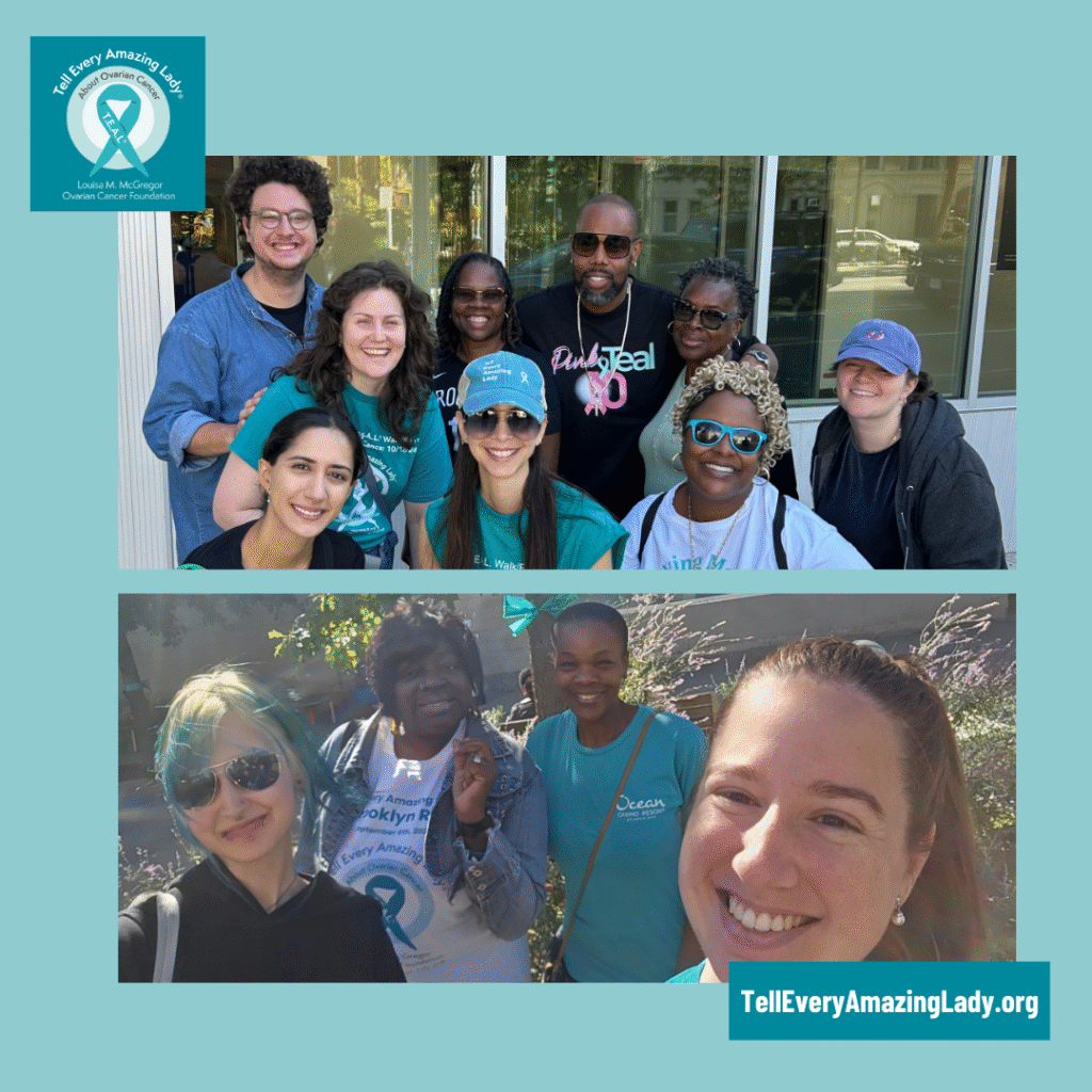 Tell every amazing lady® spread ovarian cancer awareness all throughout New York City with teal awareness ribbons and lighting buildings and monuments