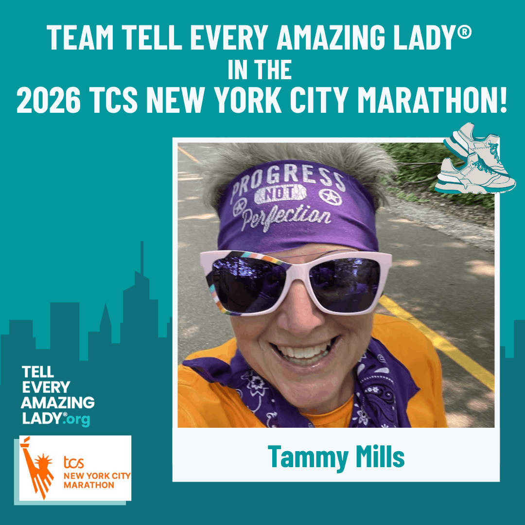 Meet Mills running for team tell every amazing lady® at the 2026 TCS New York City marathon