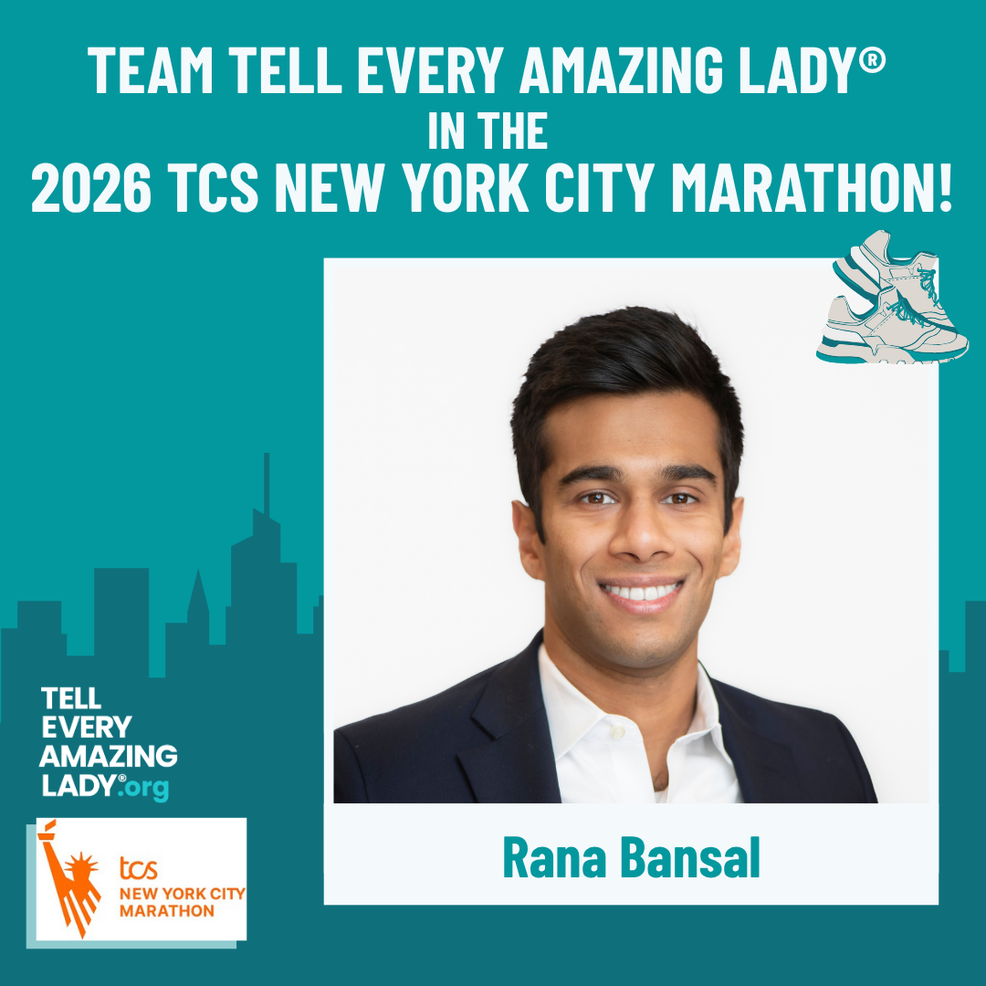 Meet rana running for team tell every amazing lady® at the 2026 TCS New York City marathon