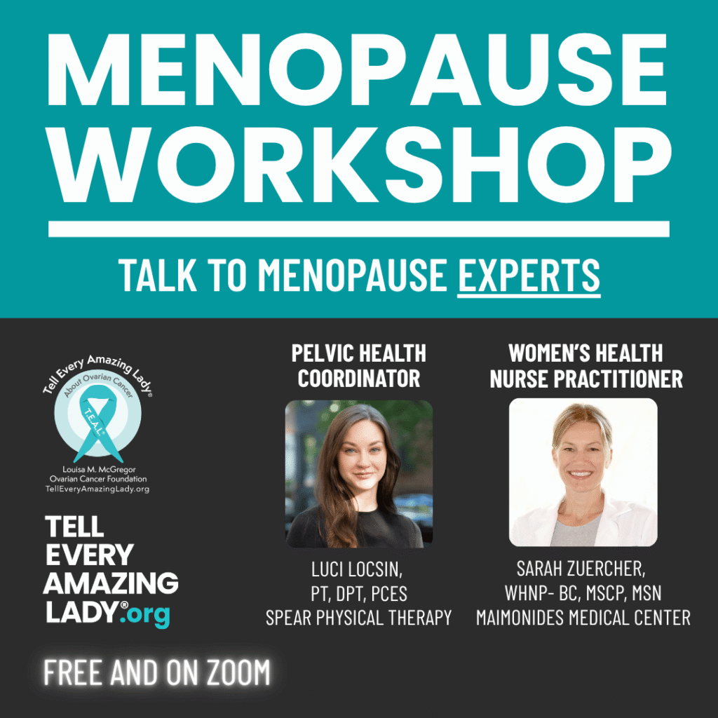 menopause workshop announcement