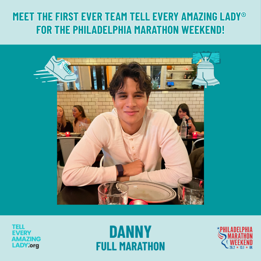 philly marathon for ovarian cancer runner, Danny